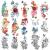 Yazhiji 15 sheets large Sexy waterproof Temporary Tattoos for Men Women Flowers Collection (19X9 CM)