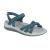 Orthofeet Arch Support Sandals for Women Ideal for Heel and Foot Pain Relief. Therapeutic Design with Arch Support Arch Booster Cushioning Ergonomic Sole & Extended Widths - Hydra 9 Blue