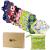 ZCOINS 11 Pieces Mix Size Reusable Menstrual Napkins Pads for Light Medium Heavy Flow and Night Cloth Pad with Wet Bag