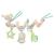 Fehn Activity Spirale Seepferd - Kindergarten toy to feel and grip - Baby toys for bed playpen baby seat & car seat - motor skills for babies and toddlers from 0+ months