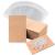 Earring Cards Set Earring Display Cards with 100 Pcs Earring Holder Cards 200 Pcs Earring Backs and 100 Jewelry Packaging for Earrings Necklace Jewelry Display Jewelry Bags 3.5x2.4 Inches (Brown) ZK100-Brown