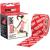Kinesiology Tape Athletes Water Resistant Reduce Pain & Injury Recovery 5cm x 5m Uncut Red Logo