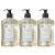 A La Maison Soap - French Liquid Hand Soap - Fresh Sea Salt 16.9 Fl Oz (Pack of 3)