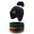 XIAOHAWANG Striped Winter Baby Beanie Knitted Hat Boys Girls Toddler Kids Warm Children Classic Beanie Hats 4-8 Years Green(Hat+Scarf)