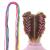 Wllhyf 30 pieces of hair braids colorful hair wrap cord different color gradient colors hair cable strap rainbow lichel-haired rubber diy-horse-drawn-up braids hair styling accessories for women girls (style 1)