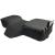 XOLLOZ Pillow For Eyelash Extensions - Curved Memory Foam Lash Bed Pillow With Neck And Back Support  Perfect Pillow For Eyelash Extensions  Two Pockets For Tools On The Sides Of Pillow - Black