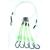 Deep Drop Fishing Rig, 5 Demon Circle 6/0 Hooks with Glow Sleeve, Deep Drop Snapper Rig