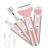 Mcbazel Cordless Electric Lady Shaver Facial Epilators for Woman 4 in 1 USB Rechargeable Hair Remover for Face & Body Hair Removal Eyebrow Trimmer Armpit Bikini and Leg - Pink
