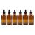 4oz Amber Glass Dropper Bottles (6-Pack), Refillable Glass Bottles for Essential Oils, Cosmetics, and Cooking Amber Brown