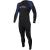Lemorecn (16 Sizes) Mens Wetsuits Jumpsuit Neoprene 3/2mm and 5/4mm Full Body Diving Suit for Men Mens 3mm Black+Blue Large