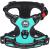 POPOT No pull dog harness front reflective pet vest for dogs with simple control handle and back perfect for daily training walking running (mint blue XS) XS MINT blue