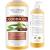Jojoba Oil - 32 oz (With Pump) | 100% Pure and Natural | Golden  Unrefined  Cold Pressed  Hexane Free | Moisturizing Face  Hair  Body  Skin Care  Stretch Marks  Cuticles 32 Fl Oz (Pack of 1)
