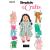 Simplicity Crafts 5276 Baby Doll Pajamas Clothing Sewing Pattern for Girls by Andrea Schewe, Size 18''