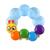 Baby Einstein Teether-pillar Rattle and Chill Teething Toy  Ages 3 months + Cal Teething Ring