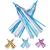 PLATT handlebar fringe streamer ribbon for children's bicycle children's scooter handlebar streamer bicycle grips ribbon 1 pair blue