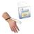 Medisure SIZE LARGE FIRST AID PREMIUM QUALITY RE-USABLE ADJUSTABLE PROTETIVE MEDICAL WHITE LEATHER THUMB STALL