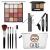 All in One Makeup Kit For Girls - 16 Colors Naked Eyeshadow Palette, 5Pcs Makeup Brushes, Waterproof Eyeliner Pencils, Eyebrow Powder, Mascara, Sloth Cosmetic Bag, Women and Teens Makeup Gift Set (16 Colors)