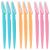 Sularpek 9 Pcs Eyebrow Razors Face Razors for Women Facial Hair Remover and Trimmer Exfoliating Dermaplaning Tool for Women and Men with Cap Eyebrow Shaper for Shave Eyebrow Face Fuzz
