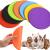 XUBX 7 Pieces Dog Flying Disc Pet frisbee Flying Disc Dog Toy Frisbees for Dogs Natural Rubber Floating Flying Saucer Bite resistant Frisbee Training tossing toys pet toy Training Toys