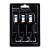 AquaSonic Proflex Brush Head Replacement 3-Pack - Upgraded Proflex Brush Heads for Improved Plaque Removal