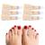 6 PCS Hammer Toe Straighteners Hammer Toe Separators Splint Toe Bandage Hammer Toe Corrector Toe Cushioned Bandages warp for Correcting Hammer Toes Broken Toes Crooked Toes & Overlapping Toes