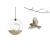 EVA SOLO | Feeding ring | Mouth-blown glass easy to clean | Outdoor hanging feeder