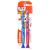 Elmex children's toothbrush for 2-6 years 2 pieces-soft rounded bristles for a thorough cleaning of the milk teeth-child-friendly toothbrush for all types of grip 2 pieces (1 Pack)