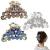 3 Pcs Vintage Rhinestone HairClawFashion Alloy Fancy Hair Claw Jaw Clips Pins  Metal Alloy Fancy Hair Barrette Decorative Flowers Hair Clamp for Women Thick Hair Purple+Silver+Sky Blue