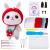 BAGERLA 1 Set Animal Needle Felting Kit Wool Needle Felting Beginner Kits with Instructions and Needle Felting Basic Tools Needles Finger Cots Felting Foam Mat awl Key Chains and Packing Box Red