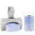 Ubbi Retractable On the Go Bag Dispenser for Baby Travel Diaper Bag Accessory Must Have for Newborn Helpful Baby Item Baby Gift Lavender Scented Gray