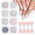 Nail Powder Pearl GZSYY Chrome Glitter Powder Mirror Nail Powder 8 Colors Metallic Nail Powder Chameleon Nail Color9
