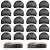MORGLES Wig Caps Stretchy Nylon Stocking Caps for Wigs for Women 20 Pack Black