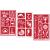 3 Armour Etch Over N Over Reusable Glass Etching Stencils Set | Nautical Theme | Paradise, Seashore, Under The Sea
