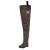 Duck and Fish Brown Fishing Wader Hip Boots with Cleated Outsole 10 M US Men