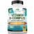 Vitamin B Complex with Vitamin C and Folic Acid - B12 B1 B2 B3 Vitamin B5 Pantothenic Acid B6 B7 B9 - Nervous System Support  Supports Energy Metabolism Non-GMO- 100 Veggie Capsules