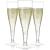 24 Plastic Champagne Flutes Disposable | Clear Plastic Champagne Glasses for Parties | Clear Plastic Cups | Plastic Toasting Glasses | Mimosa Glasses | New Years Eve Party Supplies 2023 Clear (24 Pack)