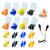 Ear Plugs for Sleeping,16 Pairs Noise Canceling Ear Plugs Soft Reusable Silicone Earplugs Waterproof Noise Reduction Earplugs for Concert,Swimming,Study,Loud Noise,Snoring