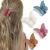 ATODEN Butterfly Hair Clips Butterfly Clips Hair Claw Clips for Girls 2.36'' Hair Clips for Women 4Pcs Claw Clip Matte Hair Claws Butterflies Accessories Hair Clamps Jaw Clips for Thin and Medium Hair Gifts for Women Pink 
