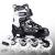 Kuxuan Skates Adjustable Inline Skates for Kids and Youth with Full Light Up Wheels Camo Outdoor Roller Blades Skates for Girls and Boys Beginner Black Came Large(Kids 3-6 US)