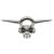 Seachoice 316 Stainless Steel Lifting Ring w/Cleat, 6 in. Long, 1-1/8 in. Diameter Eye, Chrome