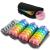 [Upgrade] Monthly Pill Organizer 2 Times A Day,One Month Pill Box AM PM,Daily Pill Cases Large 4 Week,Medication Organizer 28 Days Dispenser for Pills,Fish Oils, Vitamin,Supplement(Rainbow)…
