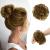 Messy Bun Hair Piece 100% Human Hair Messy Rose Bun Hair Buns Hair Piece for Women Real Hair Scrunchies Updo Hair Pieces Bun Extension Ponytail Messy Hair Bun (Brown with Warm Blonde Highlights) 1 Count (Pack of 1) Brown w…