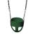 Gorilla Playsets 04-0008-G/G Full Bucket Toddler Swing, Bucket, Green 60" Plastic Coated Chains, 50 Lb Capacity Green Toddler Swing