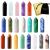 XIANNVXI 20 Pcs Healing Crystals Stones Set Crystal Wand Bulk Chakra Gemstones Hexagonal Pointed Palm Reiki Crystal Stones for Energy Meditation Balancing Therapy Multicolour-20
