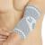 Neotech Care Elbow Support Sleeve - Bamboo Fiber 3D Weaving Knitted Fabric - Elastic & Breathable - For Golf Tennis Sports - Right or Left Arm - Grey Colour (Size L 1 Unit) L 1