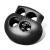 DYZD Plastic Cord Lock End Toggle Double Hole Spring Stopper Fastener Slider Toggles End (Black 10 PCS)