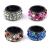 AUEAR Brushed Metal Expandable Hair Cuff Ponytail Holder Elastic Hair Tie Cuff for Women Girls Thick Hair Rings Set (4 Pack Style 5) Style A Style A