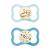 Mam Supreme Night Schnuller in the 2 Set bright baby pacifier for healthy dental and jaw development prevents skin irritation with pacifier box 16+ months tiger/universe 16+ months/night