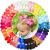 JOYOYO 40 Pcs Hair Bows for Girls Grosgrain Ribbon Bows Handmade Bows 4.5 Inch Bows Toddler Girls Hair Bows Hair Clips for Girls In Pairs Multi-colored 40 Count (Pack of 1)