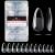 UNA GELLA Almond Fake Nails 500pcs Almond Press on Nails Pre-shape Almond Gel Nail Tips for Full Cover Acrylic Almond Nails French False Nails For Nail Extension Nail Art Home DIY Nail Salon 12 Sizes False Gelly Tips Almo